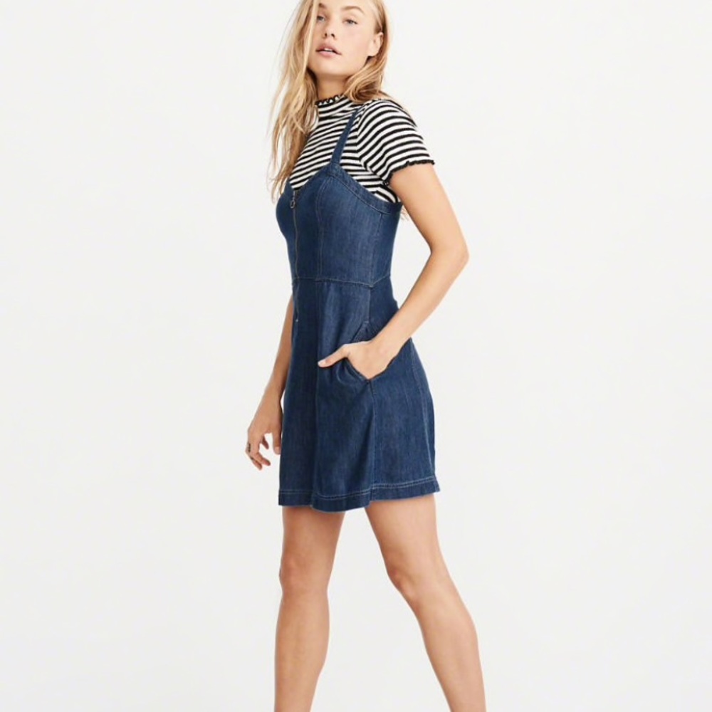 Abercrombie Denim ZIP Up Dress